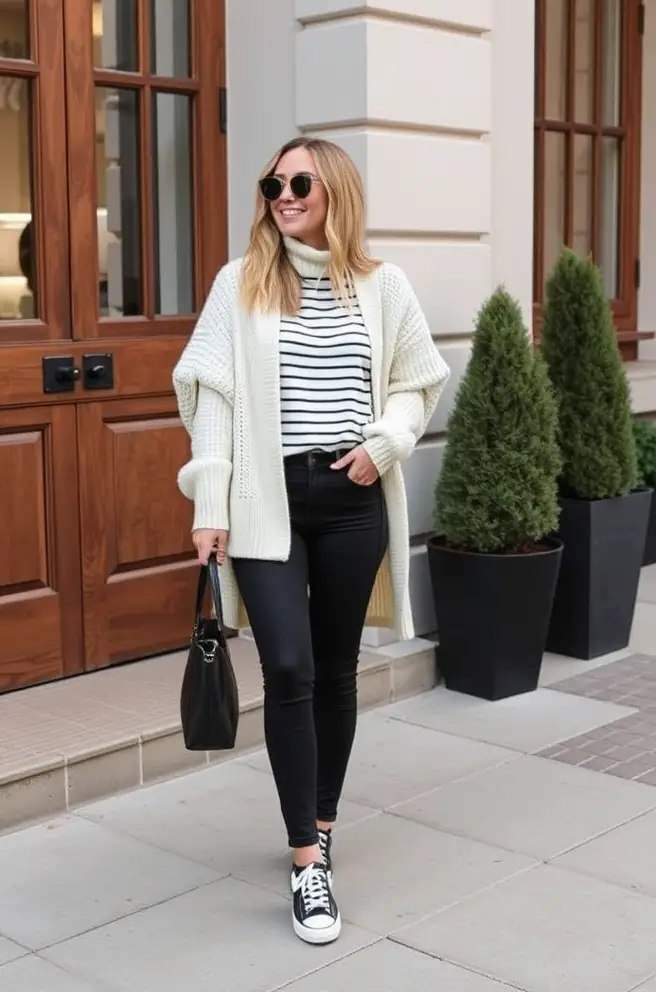 Relaxed Monochrome Outfit Inspiration for Cozy Days