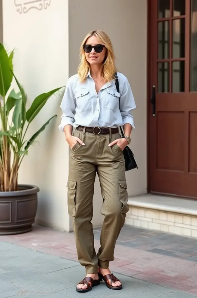 Retro-Inspired Cargo Pants Outfit Inspo for Vintage Lovers