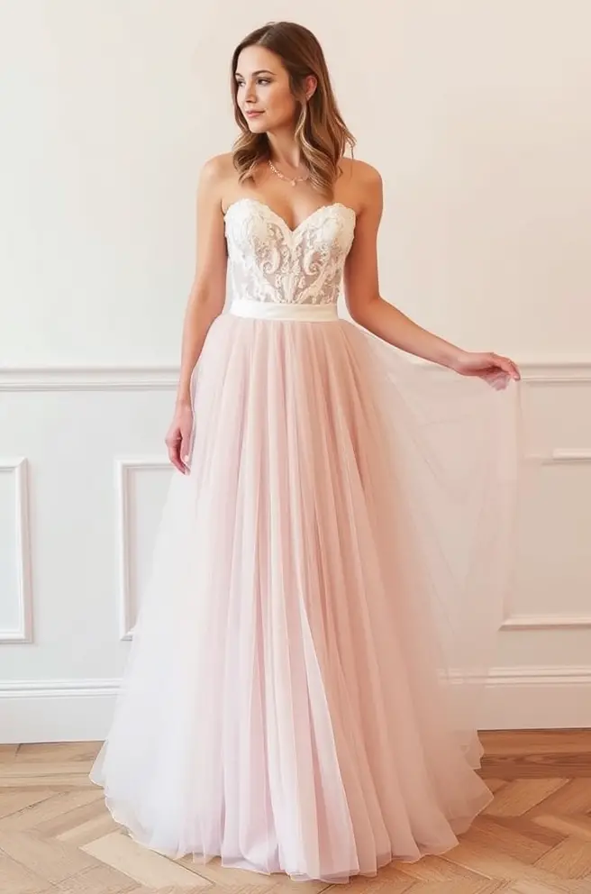 Romantic Grammy Outfit 2024 Style: Dreamy Tulle Skirt and Top