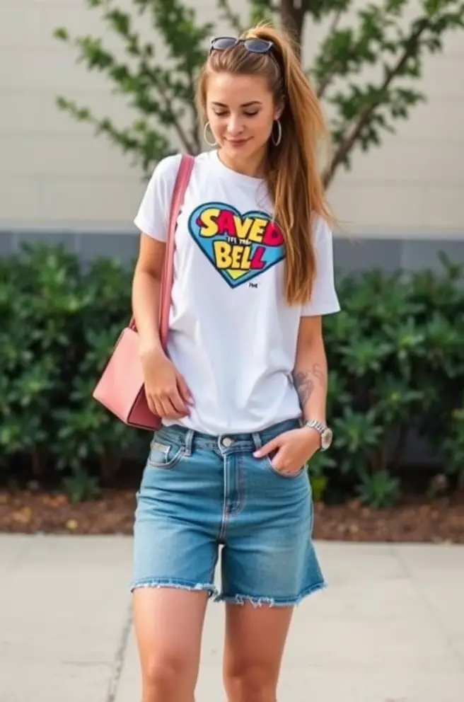 Saved by the Bell Outfit Idea That Captures Effortless 90s Style