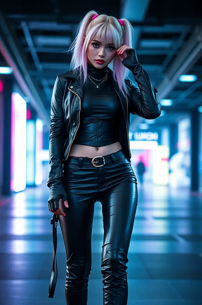 Sleek Cyberpunk Outfit Idea for a Modern Twist on Fashion