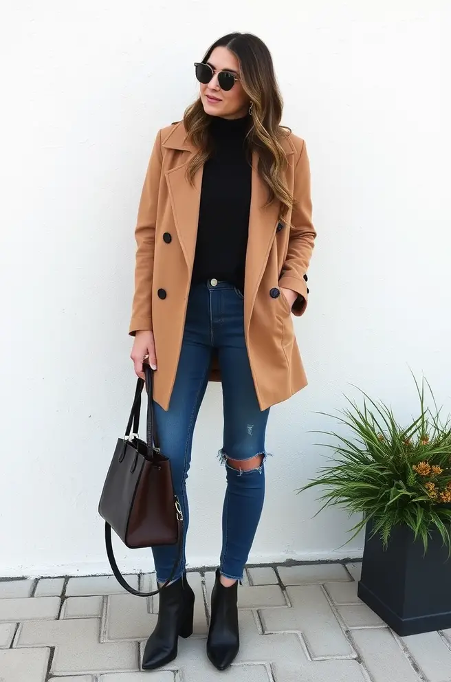 Sleek Fall Outfit Inspo for Weekend Brunch Plans