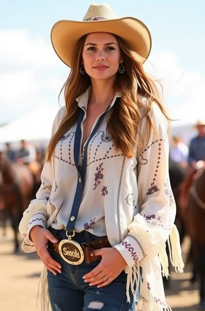 Sophisticated Cowgirl Outfit Inspirations for Outdoor Festivals