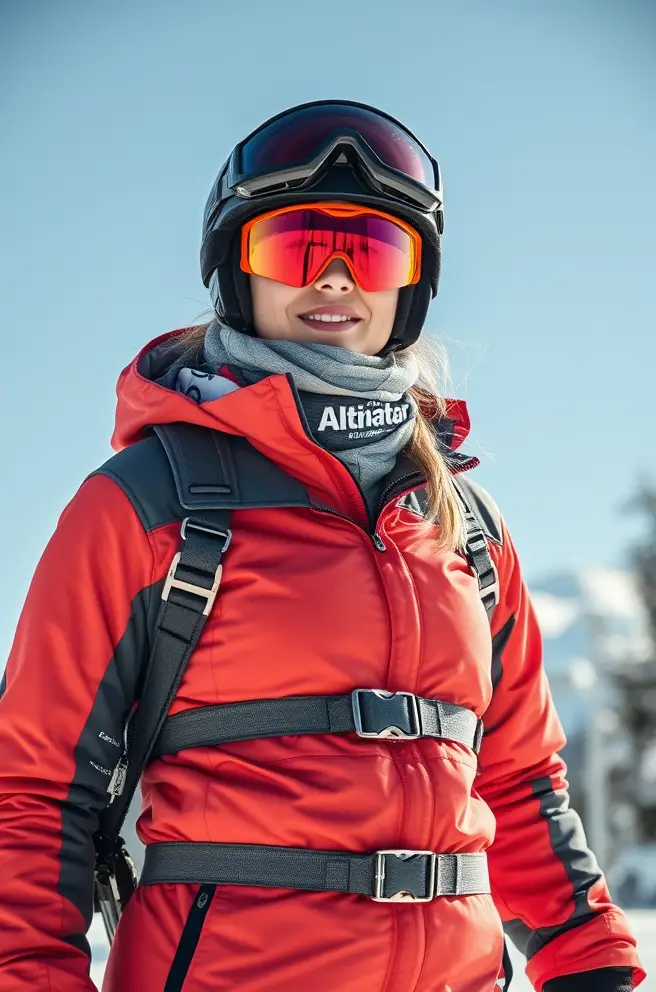 Sporty ski outfit inspiration for adventurous women