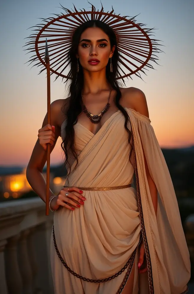 Stunning Greek Mythology Outfit Idea for Elegant Evening Events