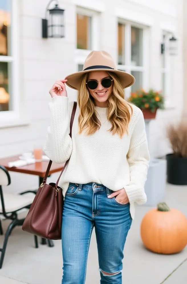 Stylish Cute Fall Outfit Inspo for a Weekend Brunch You'll Love This Season