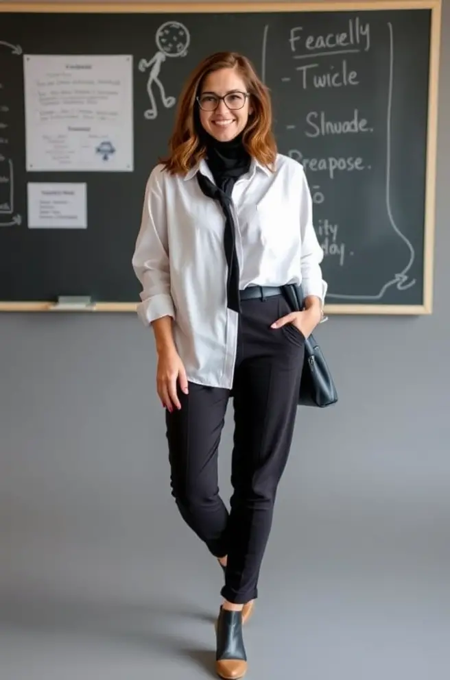 Stylish Teacher Outfit Concepts for a Confident Classroom Presence