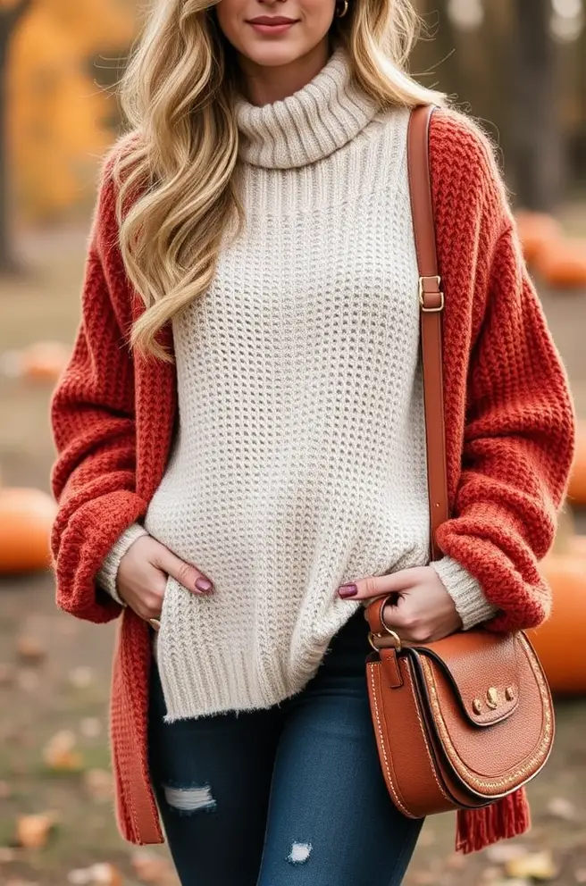 Trendy Fall Festival Outfit Inspo Featuring Layered Textures