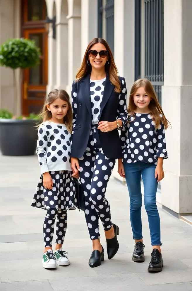 Trendy Matching Family Outfits for Stylish Women to Shine Together