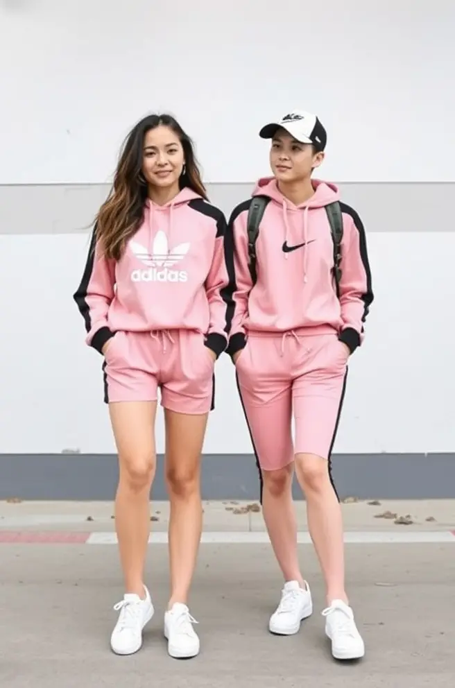 Trendy Matching Outfits for Couples: Sporty Casual Outfit Inspo