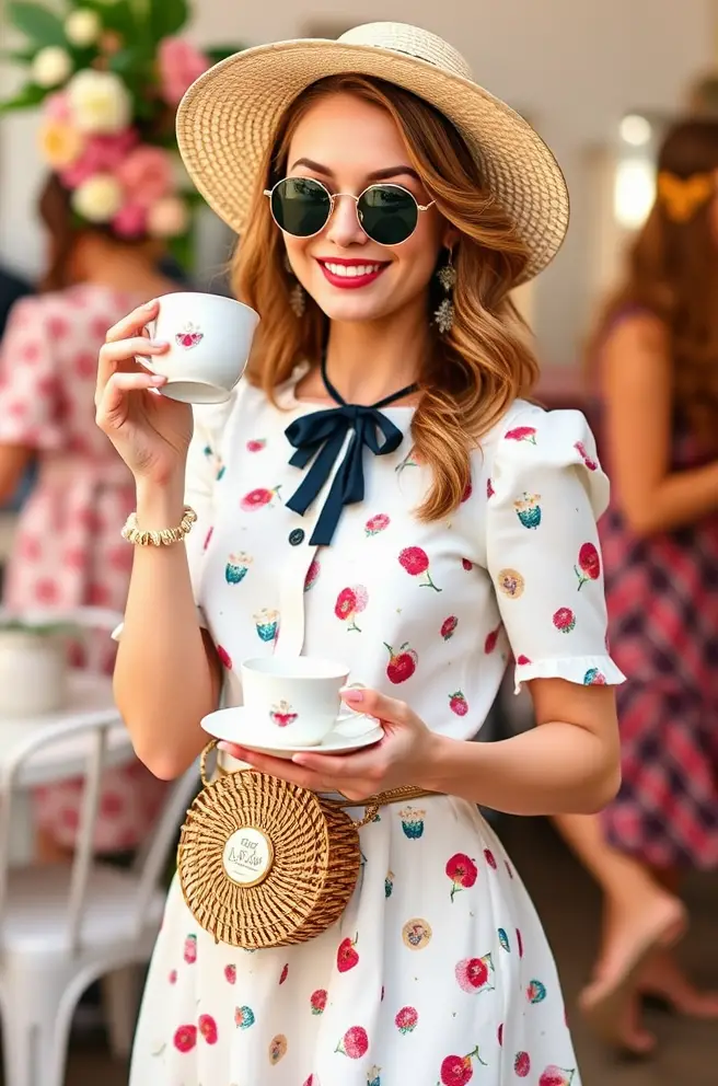 Trendy Tea Party Outfit Inspiration for the Fashion-Forward