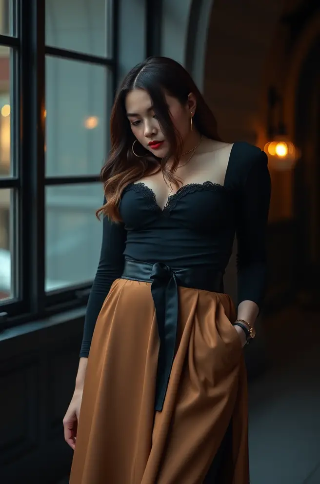 Unique Dark Academia Outfit Idea for a Sophisticated Evening Out