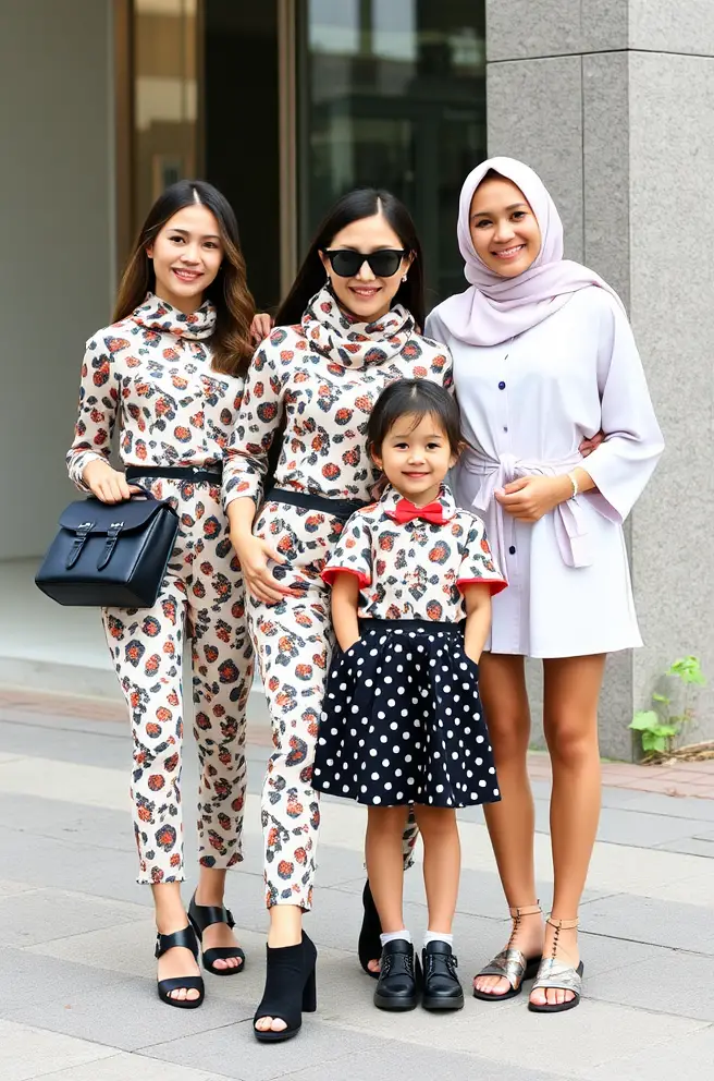 Unique Matching Family Outfits for Stylish Women to Stand Out