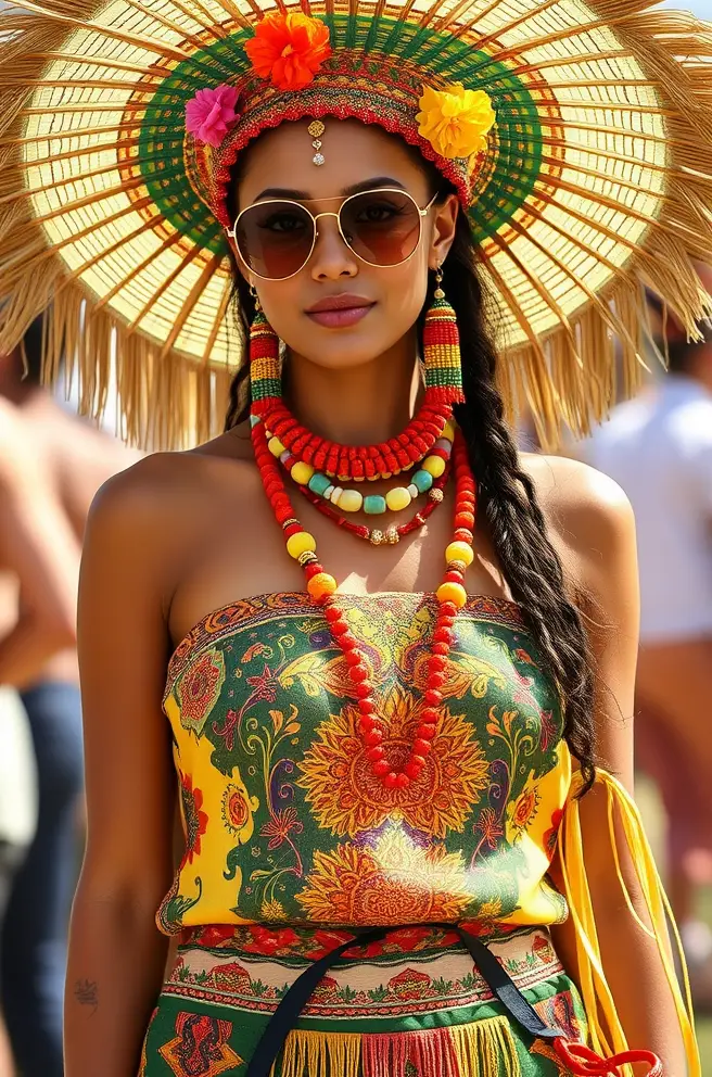 Vibrant Acubi Outfit Inspiration for a Summer Festival