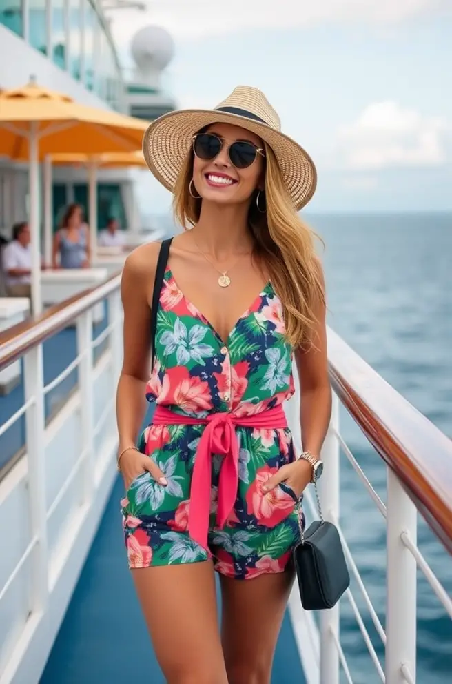 Vibrant Cruise Outfit Ensembles to Stand Out in Photos