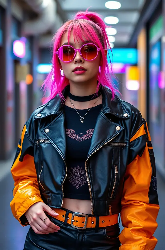 Vibrant Cyberpunk Outfit Inspiration to Brighten Your Wardrobe