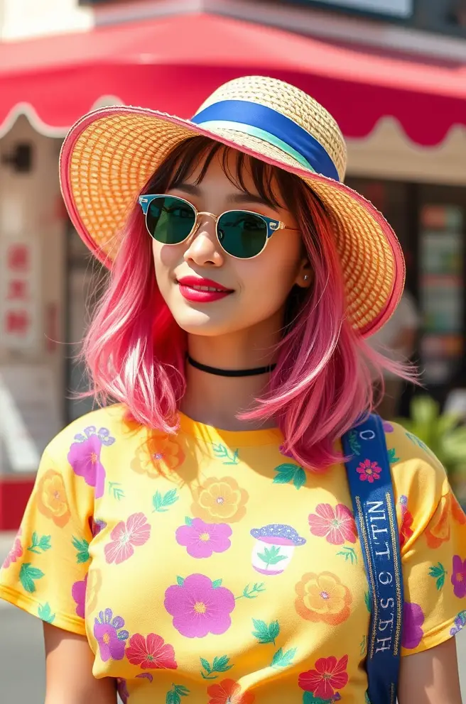 Vibrant Kawaii Outfit Inspo for Sunny Summer Days