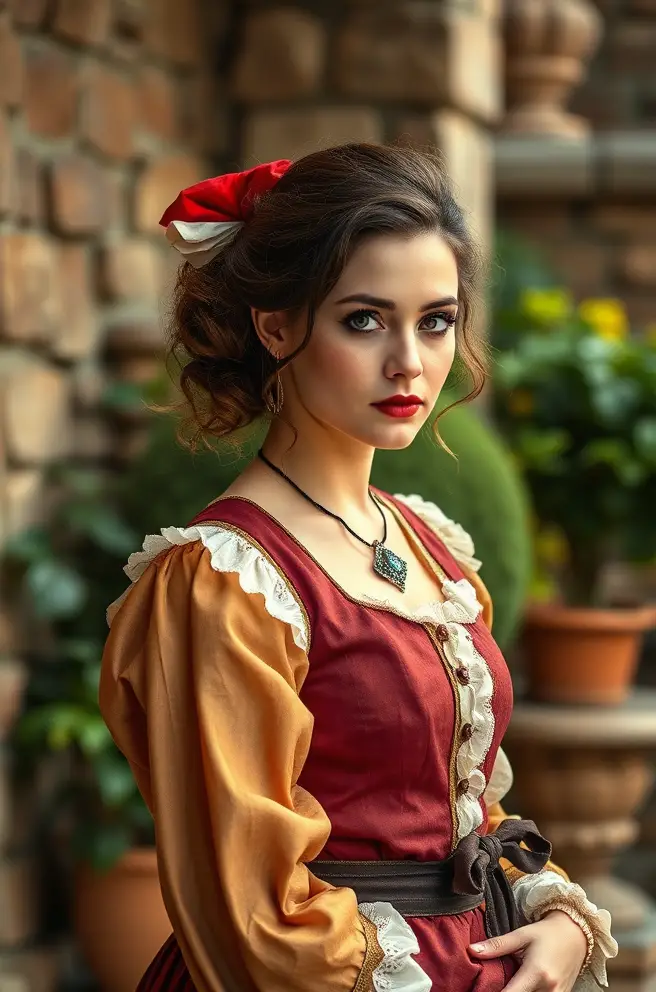 Vintage-Inspired Renaissance Outfit Look for Nostalgic Appeal