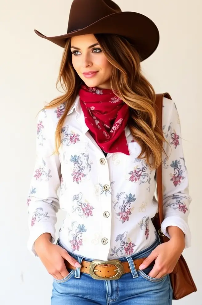 Western-Inspired Cowgirl Outfit Inspirations for Everyday Wear